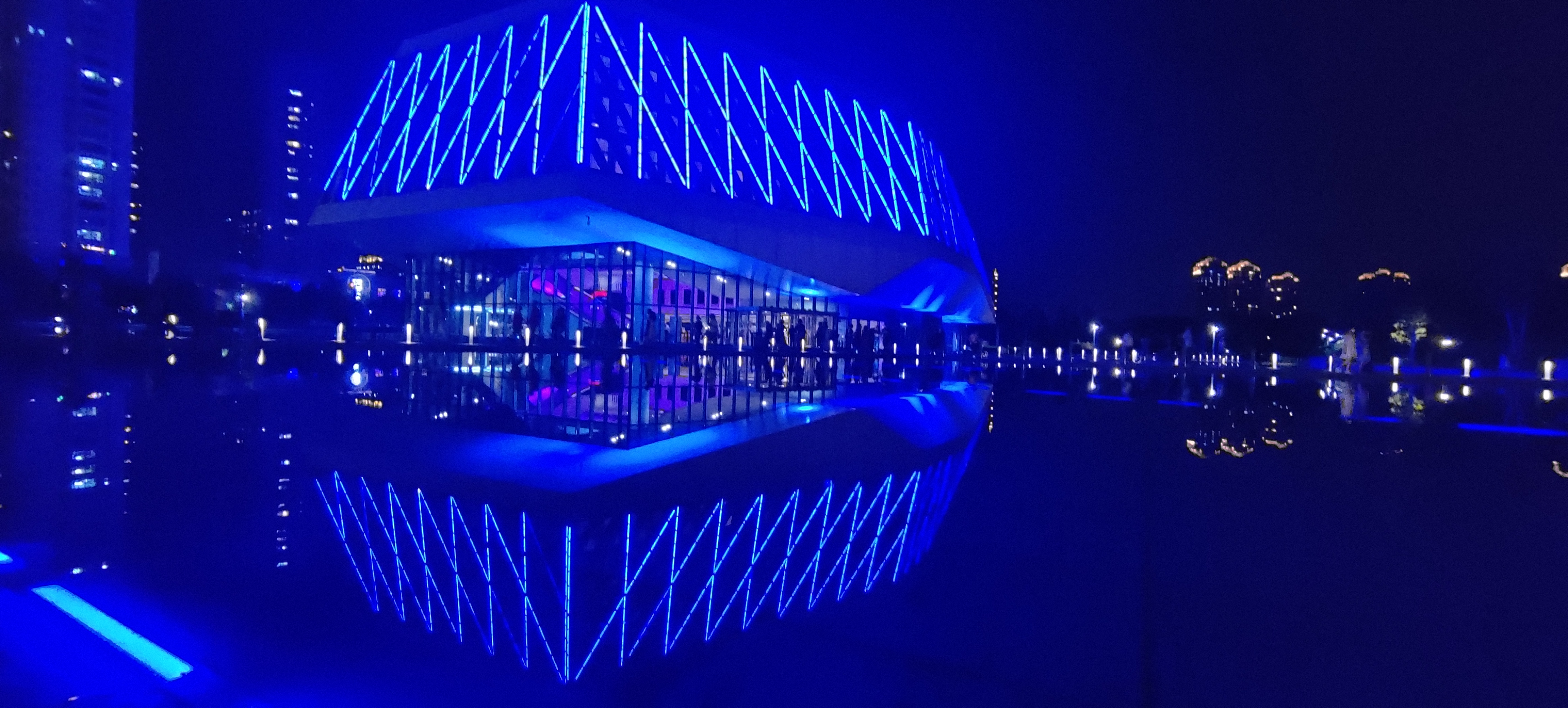 哈市音乐厅夜景